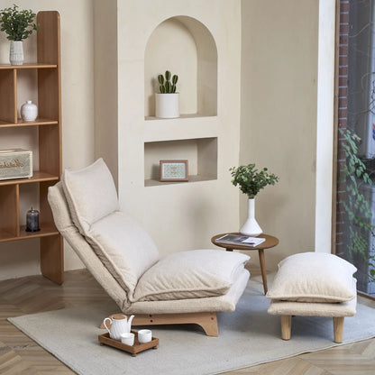 Single Lazy Sofa Chair Leisure Foldable Recliner