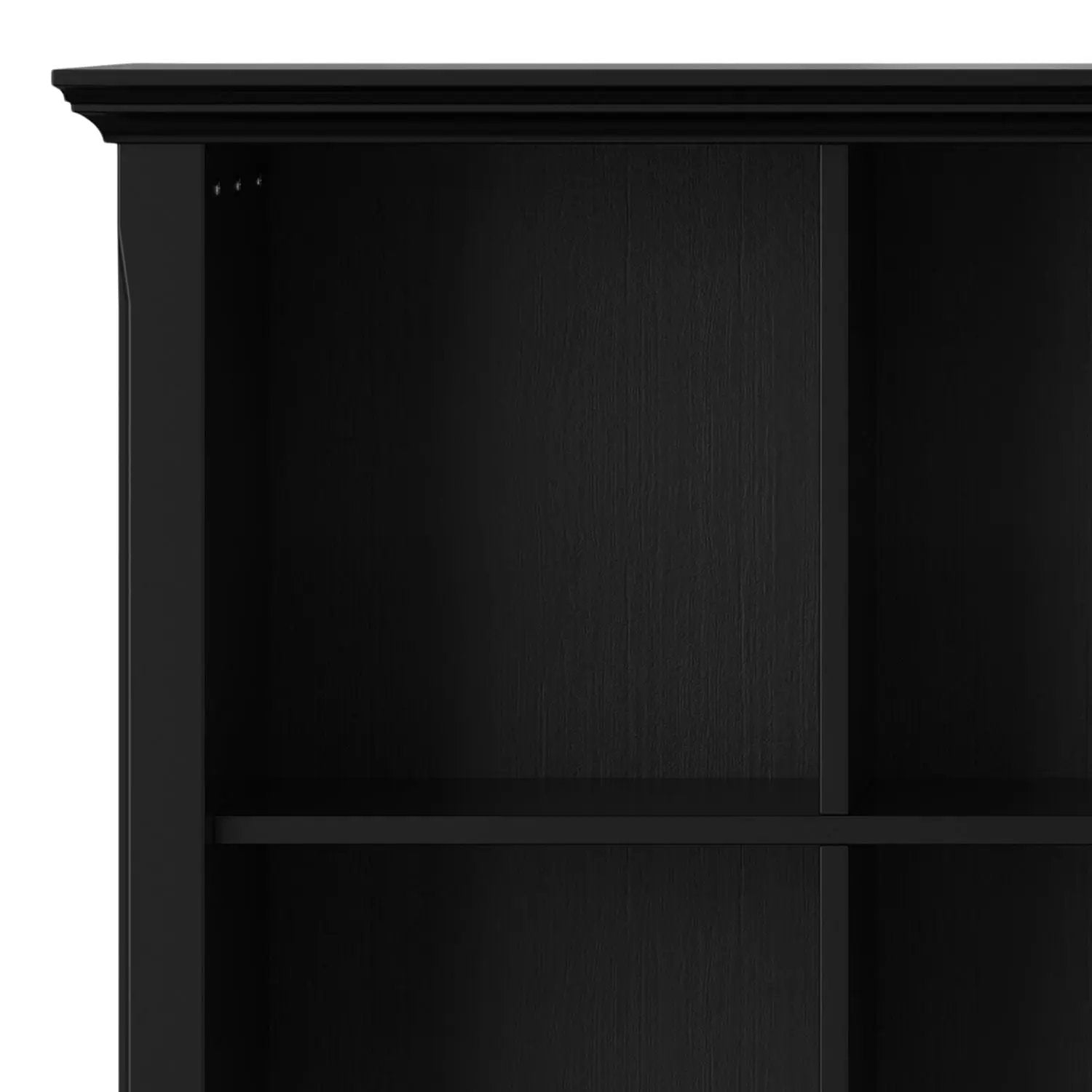 Acadian Handcrafted Cube Storage black wood cube organizer with vertical dividers by Unique Piece Furniture on Tampa Home & Garden Store