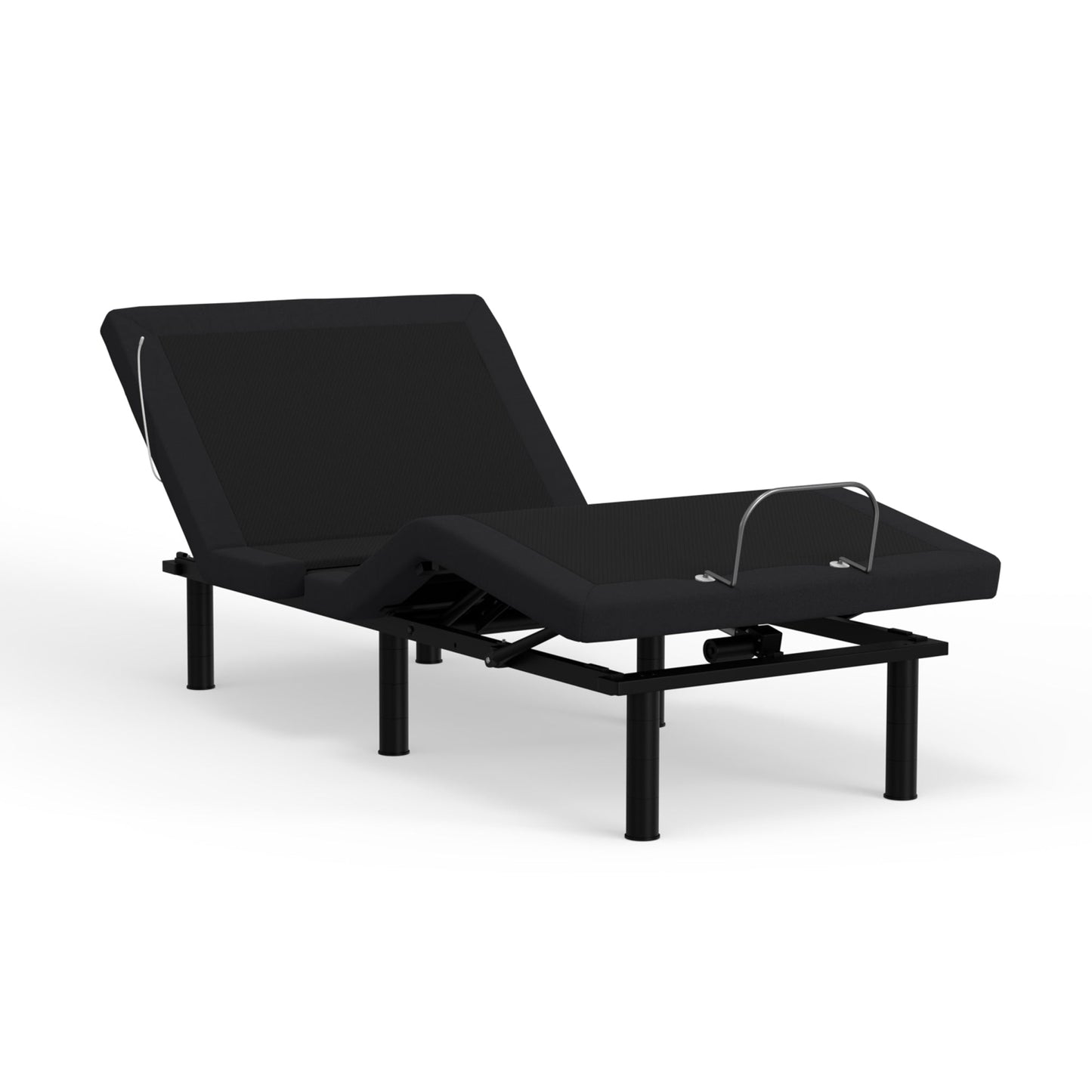 Model G2 Adjustable Base Twin Long by HouseOfZazla in black with a sturdy metal frame on Tampa Home & Garden Store