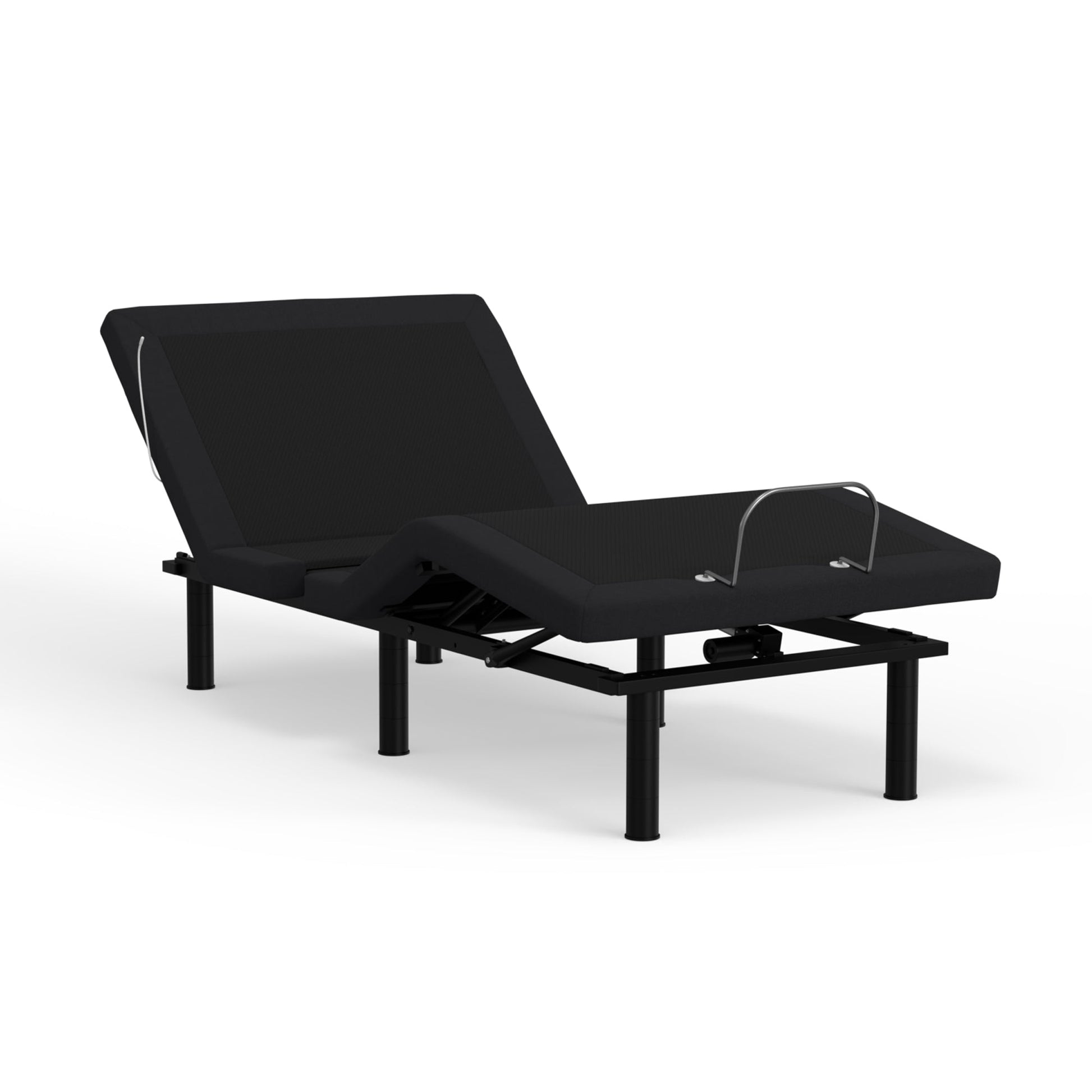 Model G2 Adjustable Base Twin Long by HouseOfZazla in black with a sturdy metal frame on Tampa Home & Garden Store