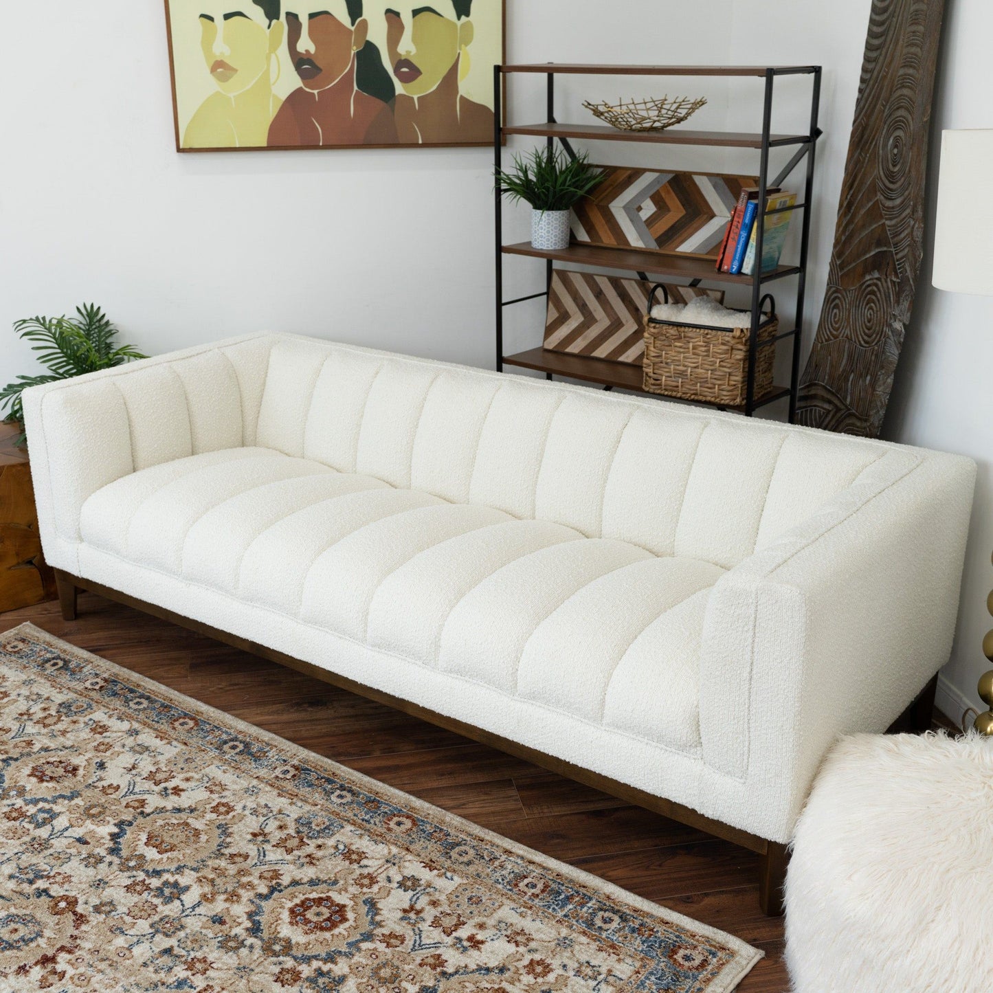 Melissa Luxurious Mid Century Modern Sofa