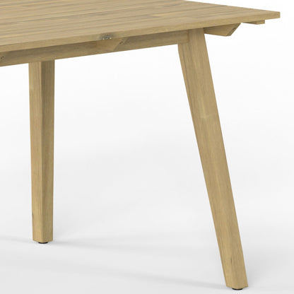 Kona and the Light Teak Outdoor Dining Table