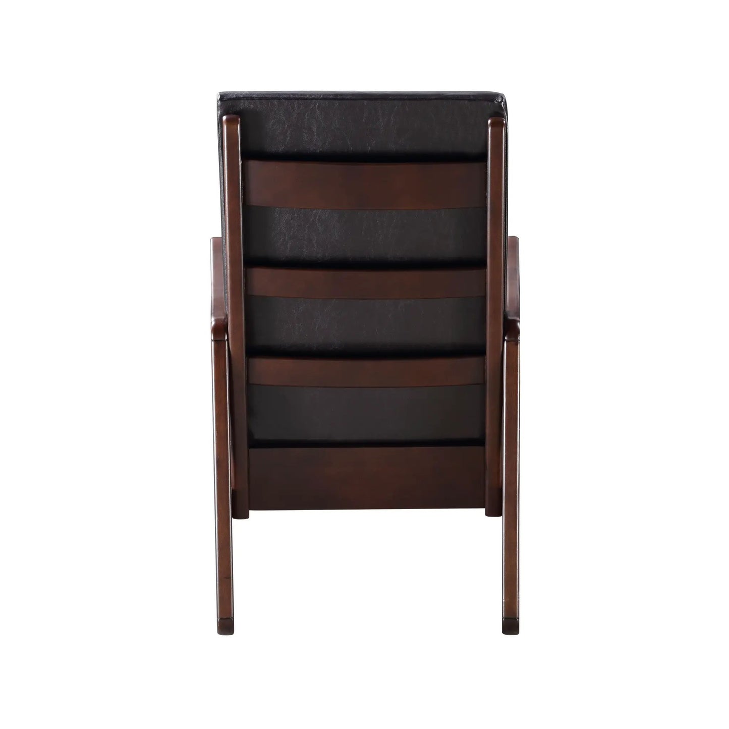 Raina Synthetic Leather Rocking Chair Espresso