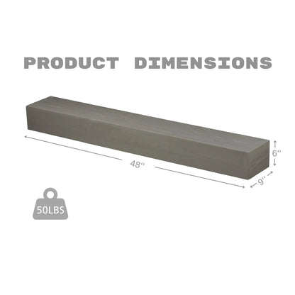 Floating Fireplace Mantel Shelf for Home Decor