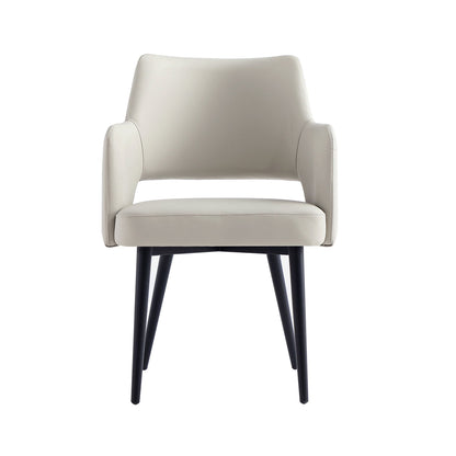 Modern Tremont Dining Armchair and Steel Frame