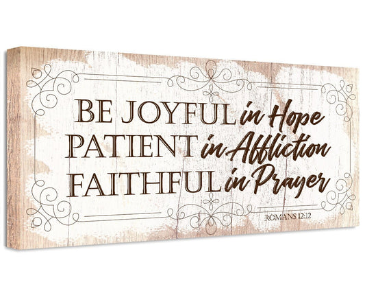 Be Joyful In Hope - Canvas - Tampa Home & Garden Store