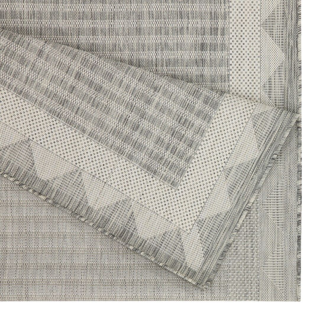 Sunshine Silver Indoor and Outdoor Area Rug