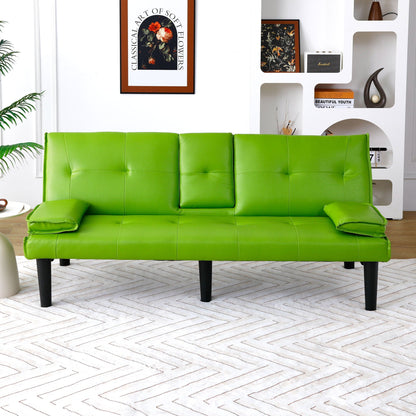 Compact Foldable Sofa Bed and Cup Holder