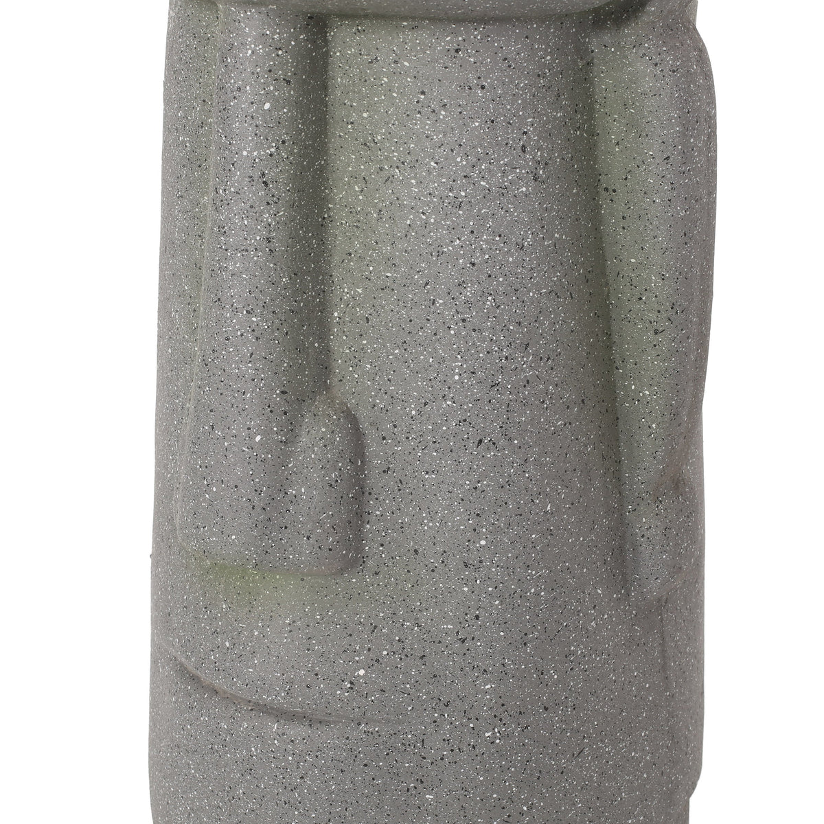 Flower Planter HouseOfZazla gray speckled terrazzo finish planter on Tampa Home & Garden Store