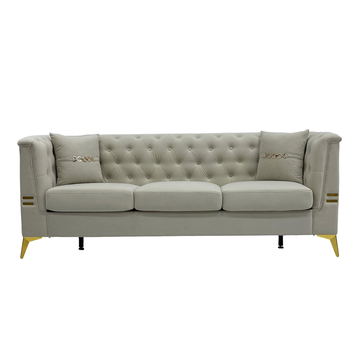 Modern Velvet Sofa Set and Plush Home Seating