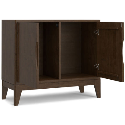 Harper Walnut Brown 2-Door Sideboard Buffet with adjustable shelves by HouseOfZazla on Tampa Home & Garden Store