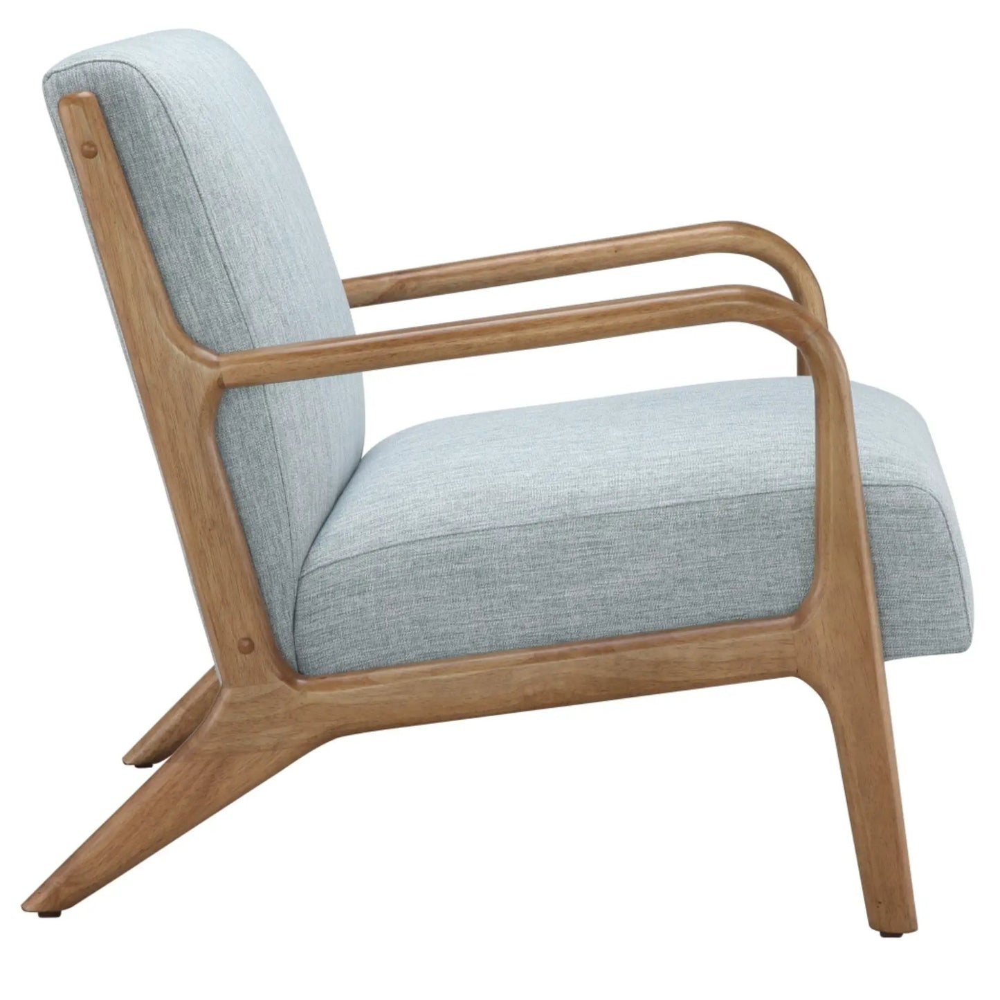 Mid-Century Style Lounge Chair With Upholstery