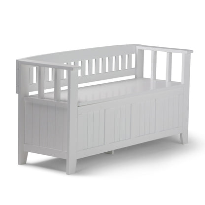 Acadian Entryway Storage Bench with Lift Lid