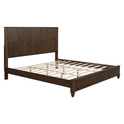 Solid Wood Platform Bed and the Tall Headboard