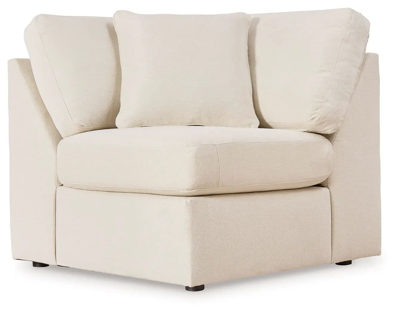 Modmax Sectional Oyster beige fabric, stationary sofa by Unique Piece Furniture on Tampa Home & Garden Store