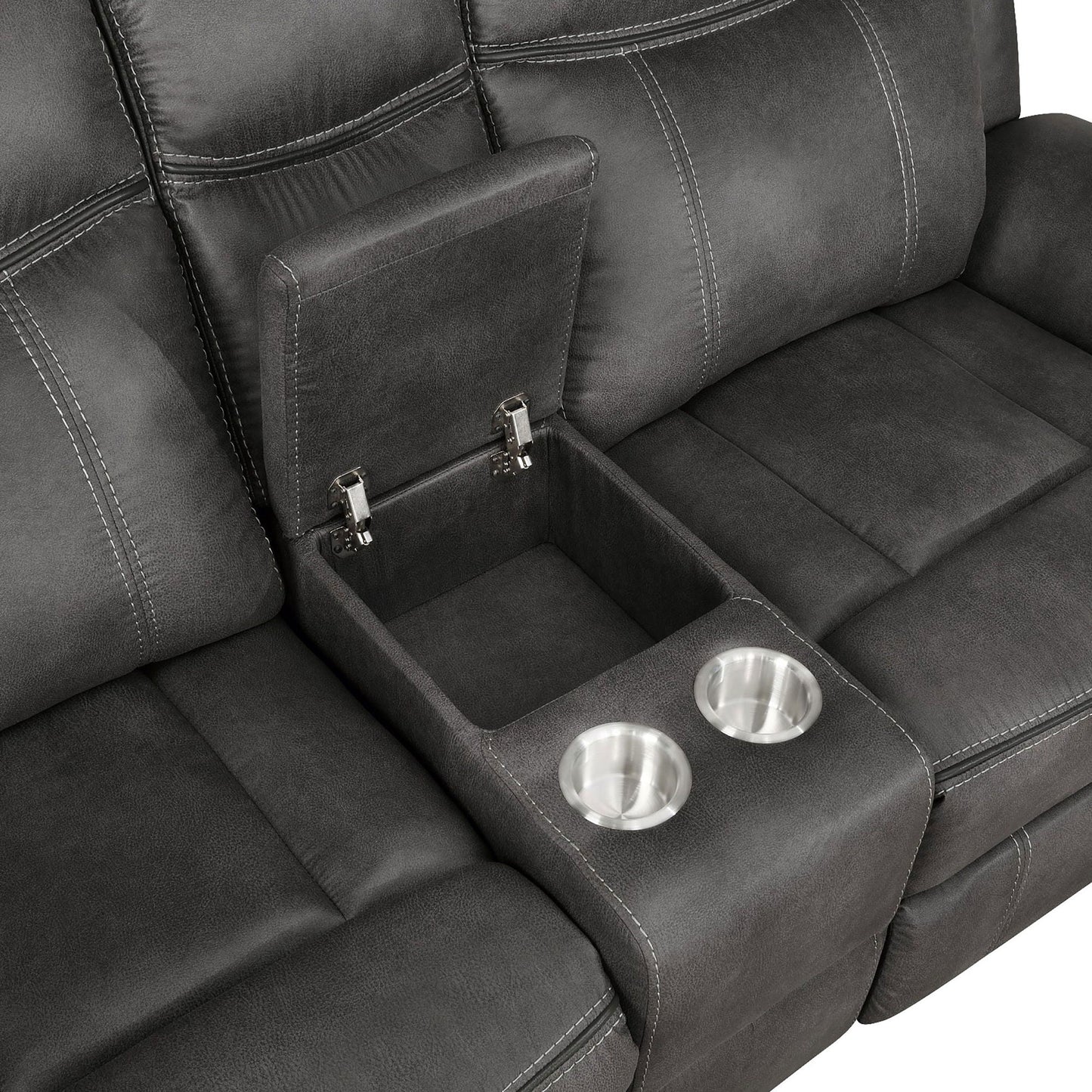 Franklin Manual Reclining Loveseat and Console