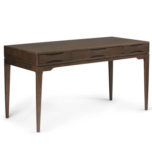 Harper Handcrafted Desk dark walnut writing desk with 4 drawers Unique Piece Furniture on Tampa Home & Garden Store