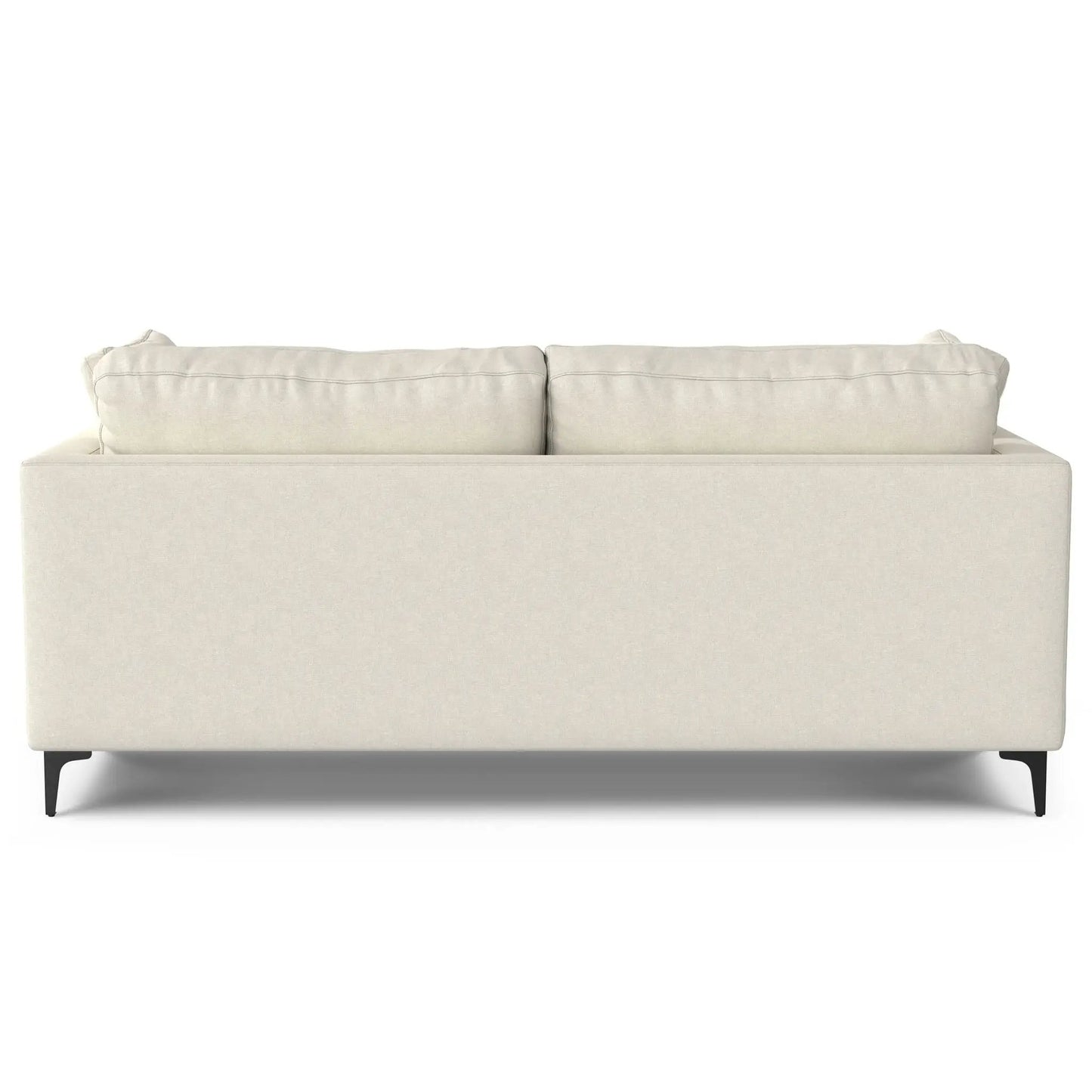 Ava Mid Century Sofa with Ottoman Set in Fabric