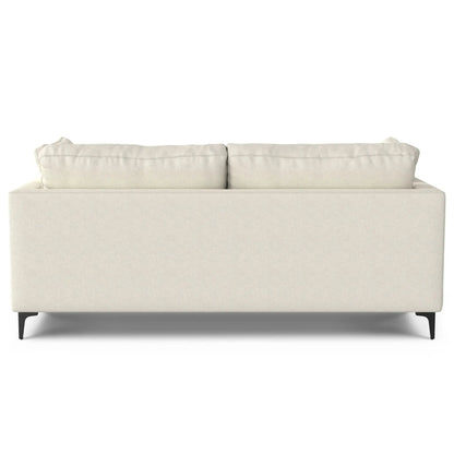 Ava Mid Century Sofa with Ottoman Set in Fabric