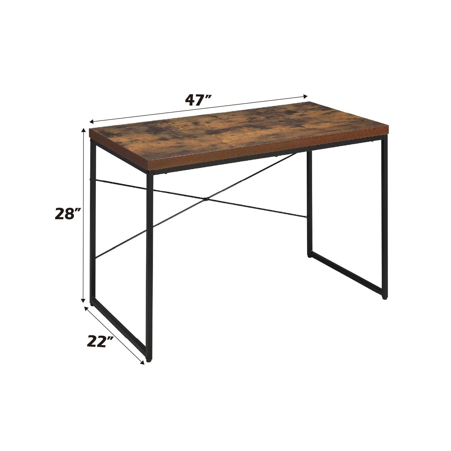 Bob Writing Desk Open Back Cable Management