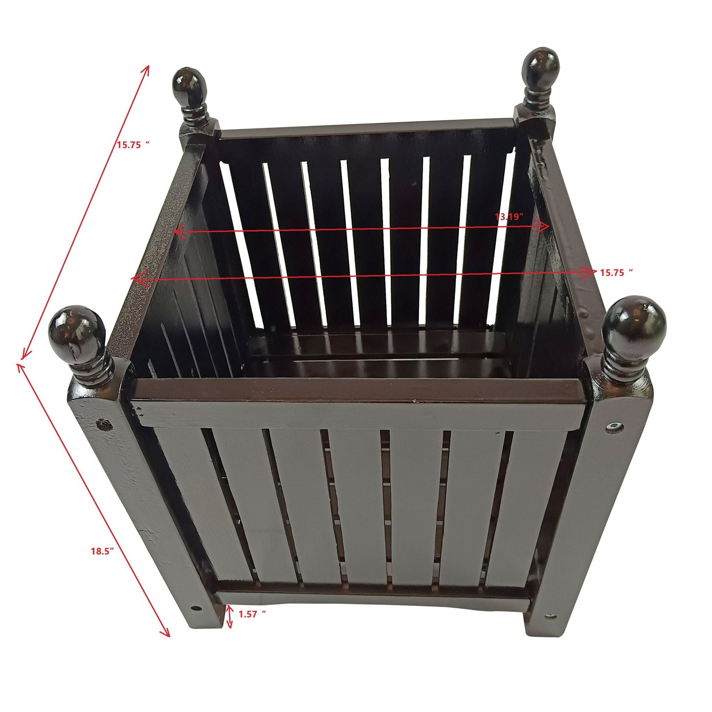 Outdoor Square Planter for Garden and Patio Use