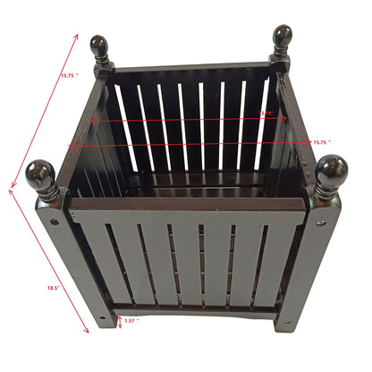 Outdoor Square Planter for Garden and Patio Use