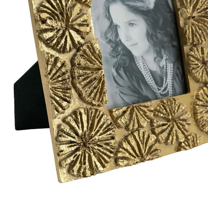 Photo Frame Set of 2 Gold Finish For Desk Hallway