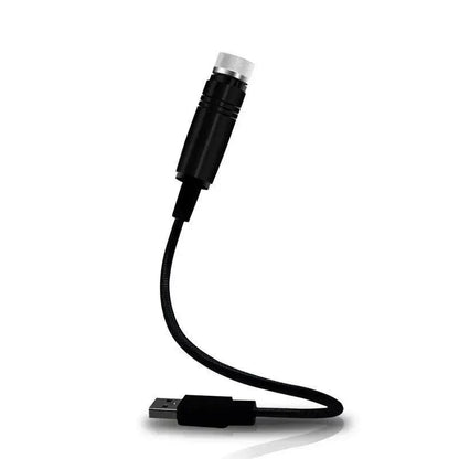 Stevvex USB LED book light with flexible neck, black compact design for cars and home decor on Tampa Home & Garden Store