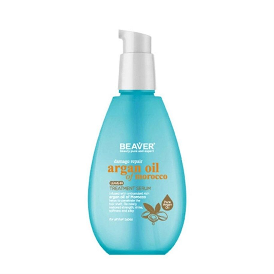 Beaver Argan Oil of Morocco Treatment Serum 150 ml turquoise bottle with pump by Beauty Care Bag on Tampa Home & Garden Store