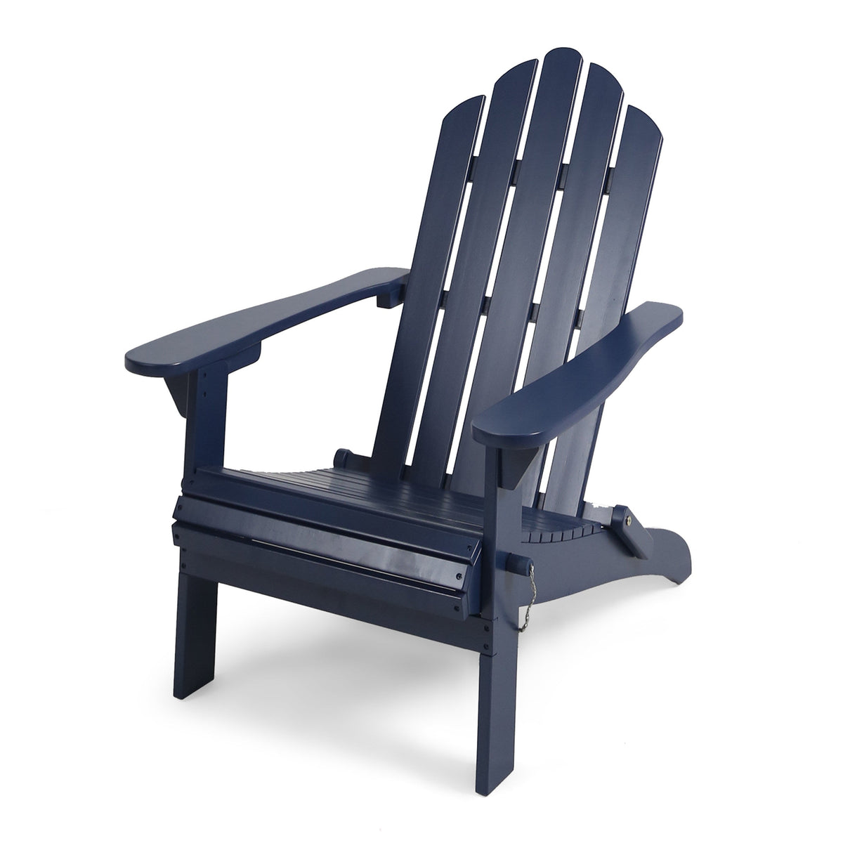 Hollywood Adirondack Chair navy blue by HouseOfZazla for backyard patio seating on Tampa Home & Garden Store