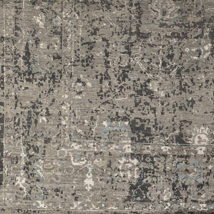 Becerril Premium Rug gray distressed abstract pattern, Boutique Rugs on Tampa Home & Garden Store