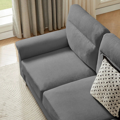 Three Seater Elegant Stationary Sofa for Living