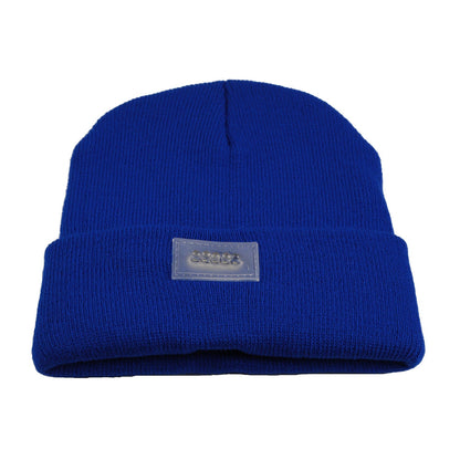 Unisex 5 LED knitted beanie headlamp by GemGear in royal blue on Tampa Home & Garden Store