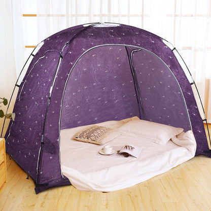 Tienda de juego de privacidad para interiores en la cama con bolsa