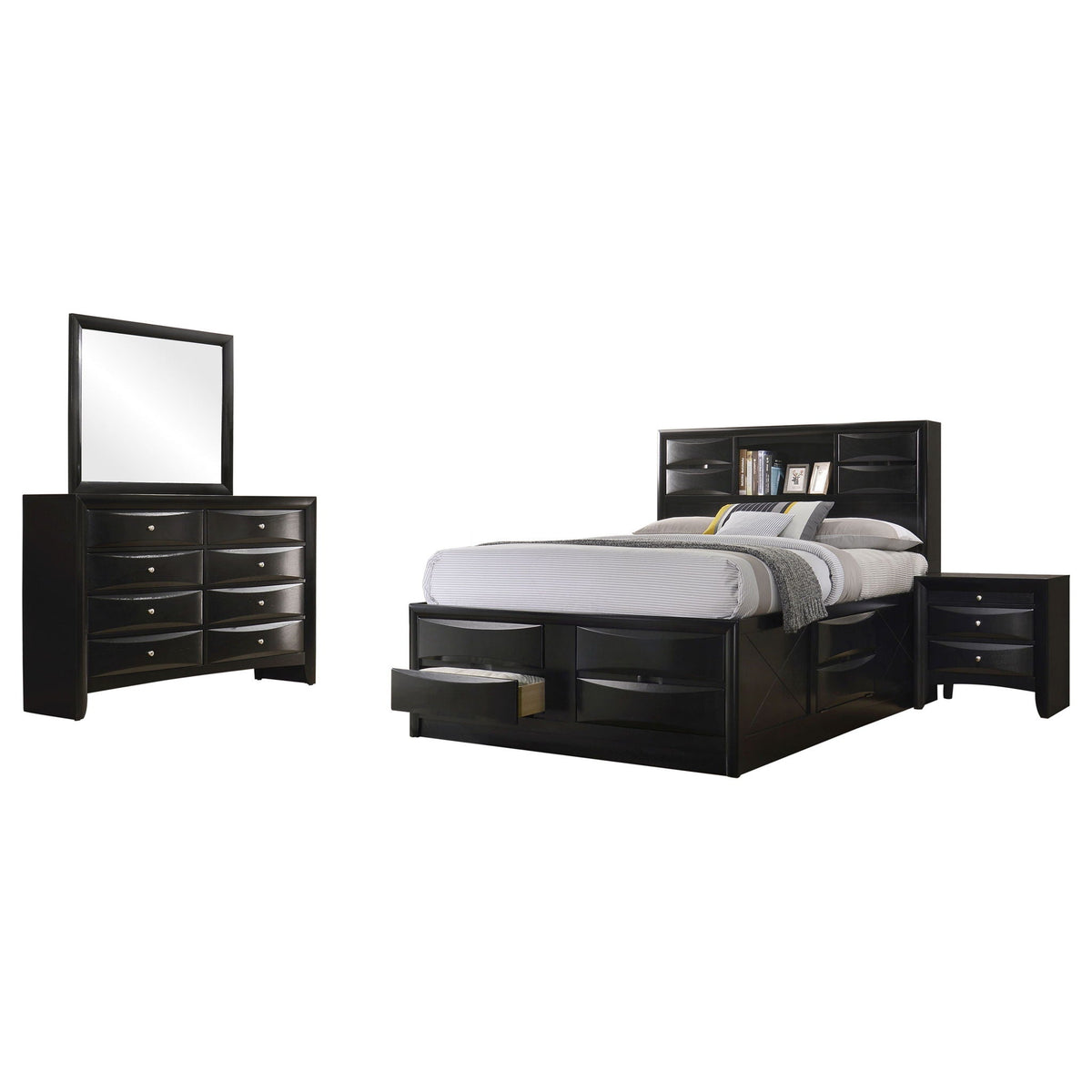 Isabel Transitional Bedroom Set and Drawers
