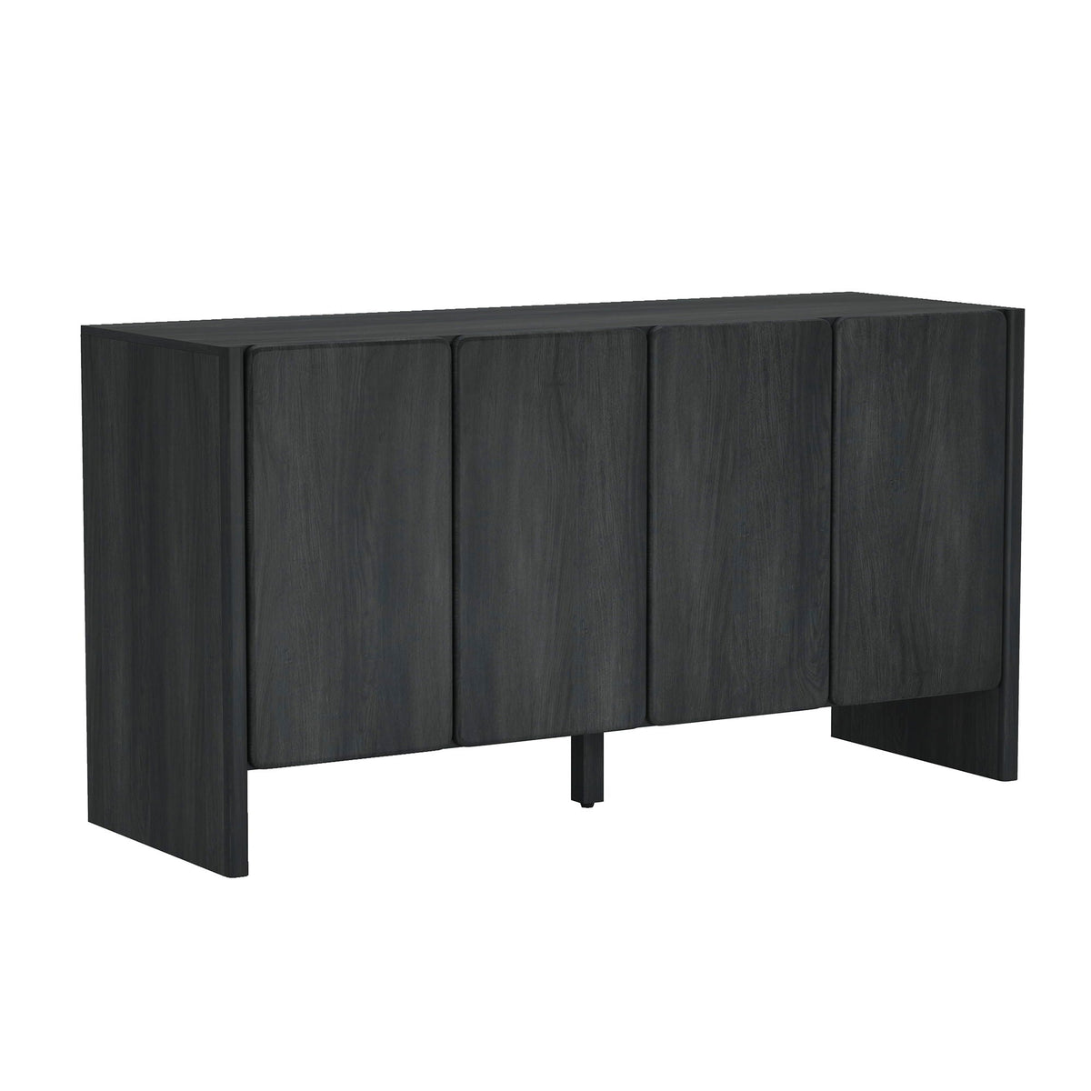 Linda Sideboard dark gray woodgrain with adjustable shelves and soft-close doors on Tampa Home & Garden Store