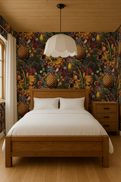 Papel pintado de fruta jugosa, ciruela