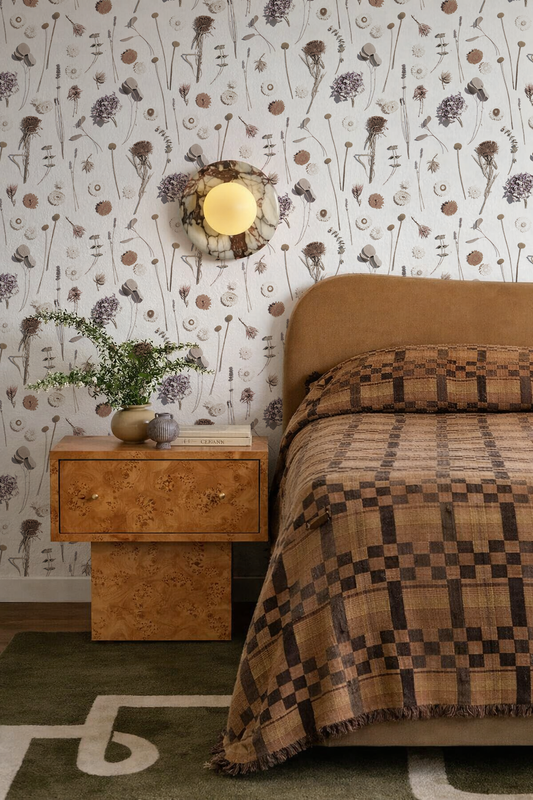 Dried Flora Wallpaper, neutral - Tampa Home & Garden Store