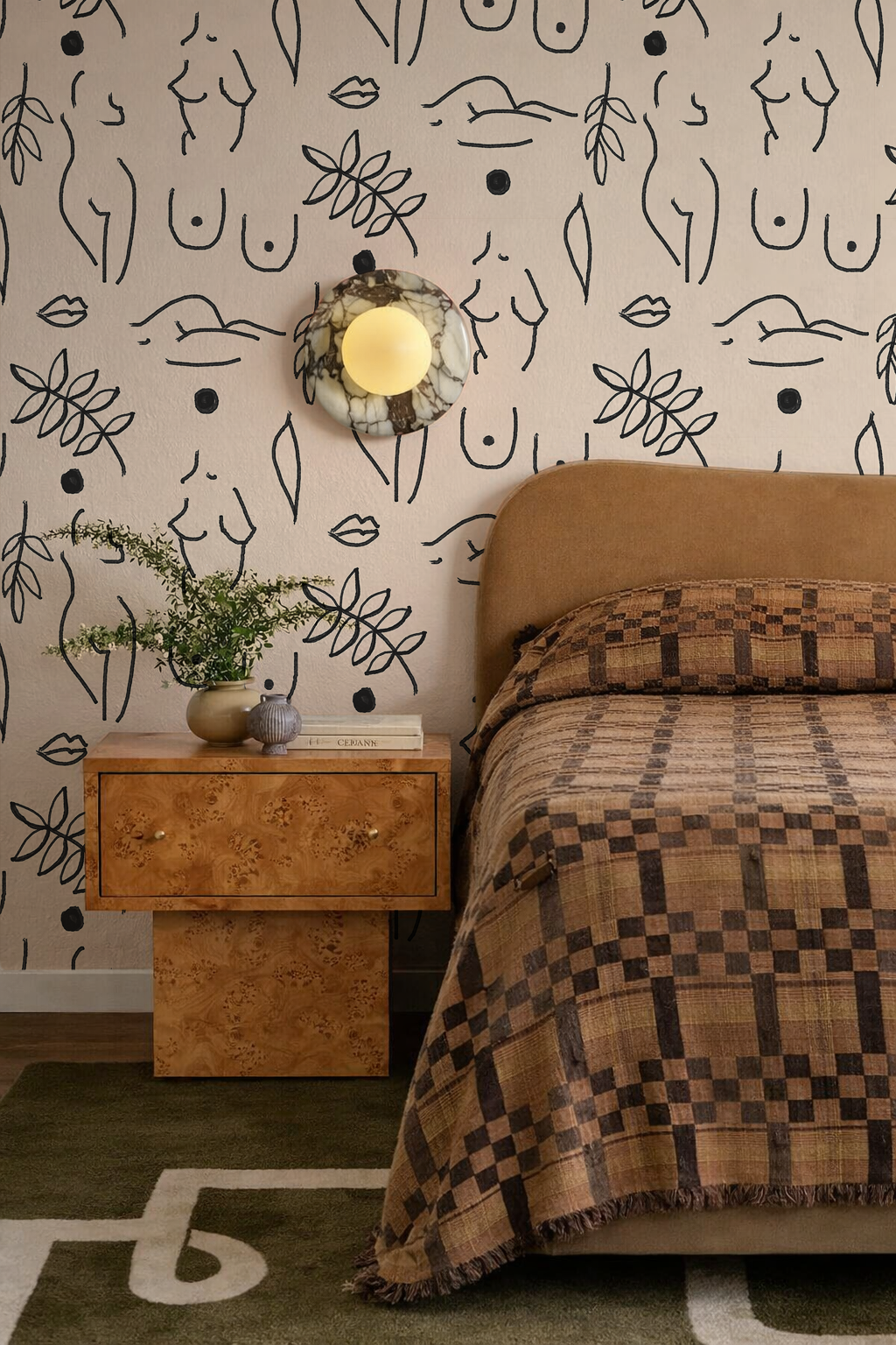 Neutral Nudes Wallpaper, nude and black