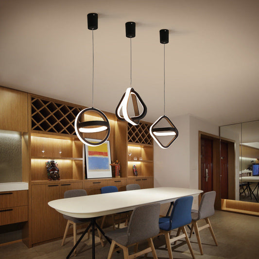Bedside Chandelier Bedroom Dining Room Bar Long Line Single Head - Tampa Home & Garden Store