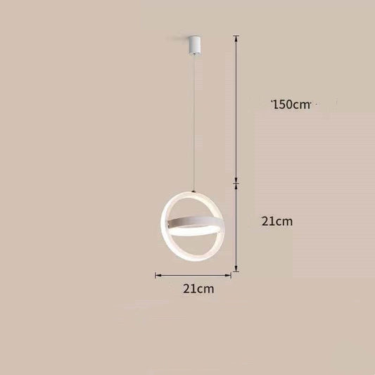 Bedside Chandelier Bedroom Dining Room Bar Long Line Single Head - Tampa Home & Garden Store