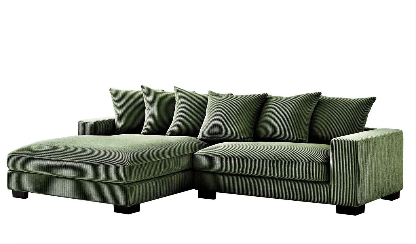 Luxe Oversized 2 Piece Sectional Sofa for Living
