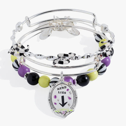 Beetlejuice Bangle Set of 3 for Halloween