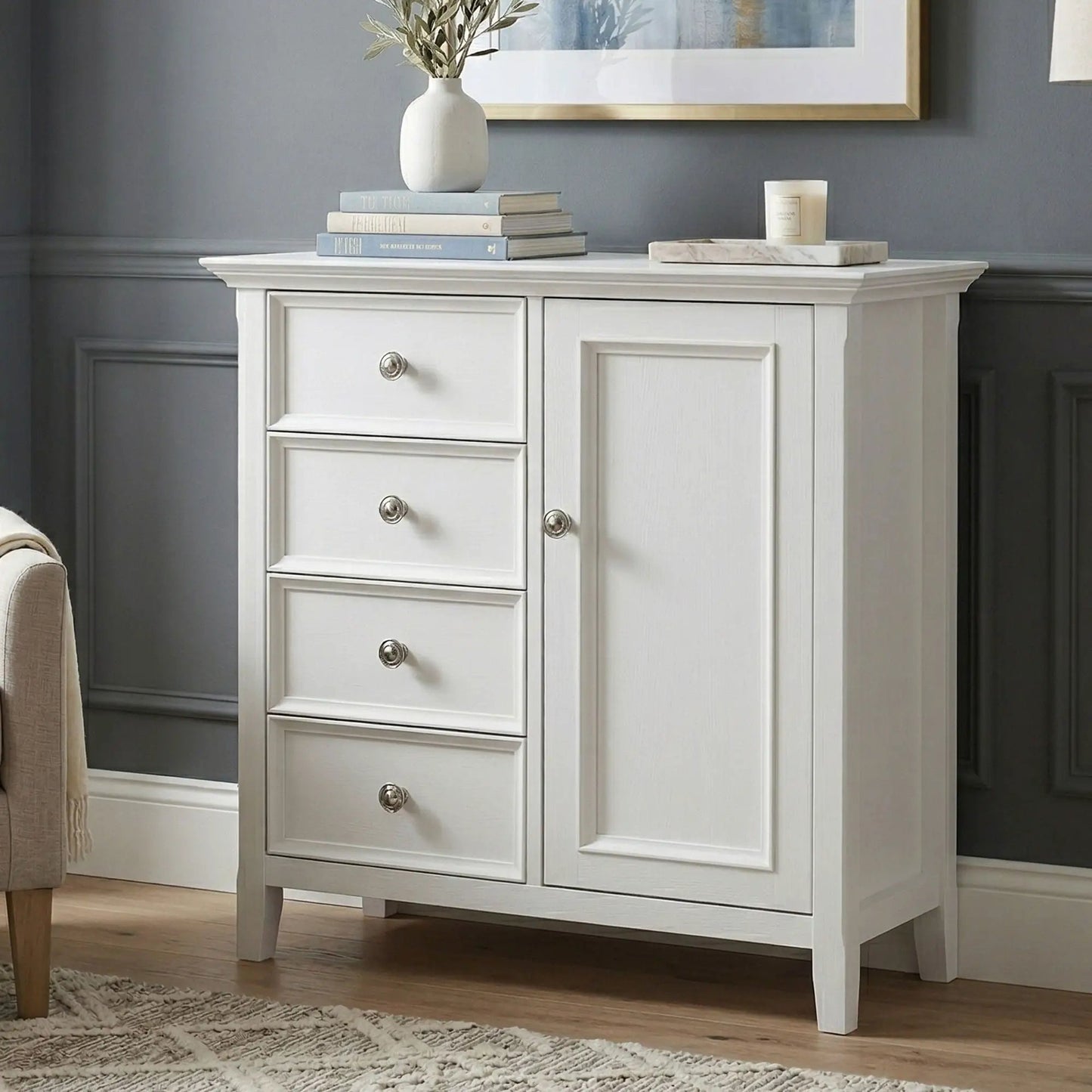 Amherst Handcrafted Solid Wood Storage Cabinet