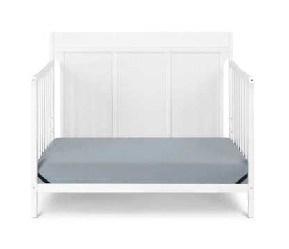 Shailee 4-in-1 Convertible Crib white finish with slatted side rails by Unique Piece Furniture on Tampa Home & Garden Store
