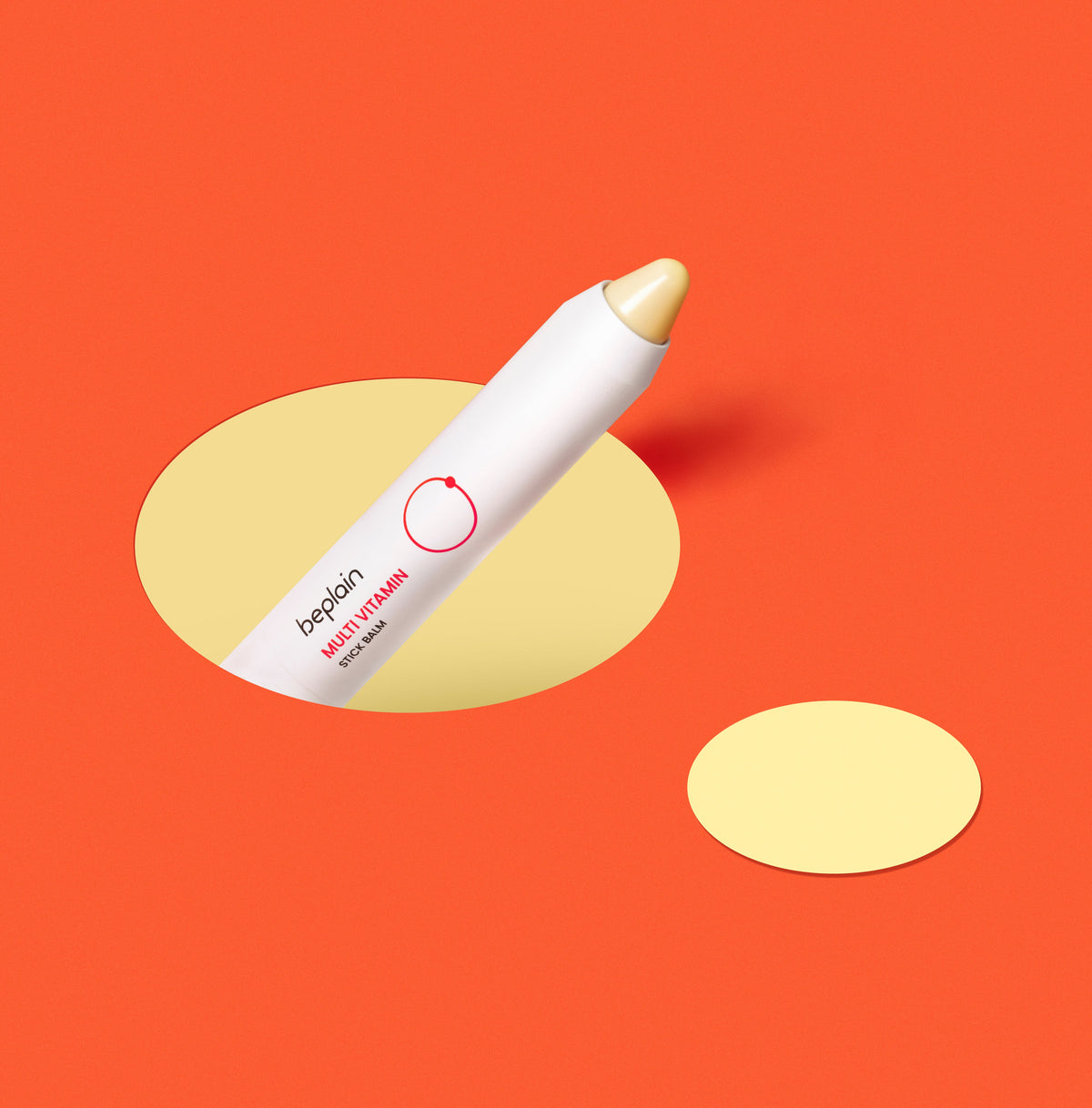 beplain Multi Vitamin Stick Balm white tube with beige balm 2.9 g on Tampa Home & Garden Store