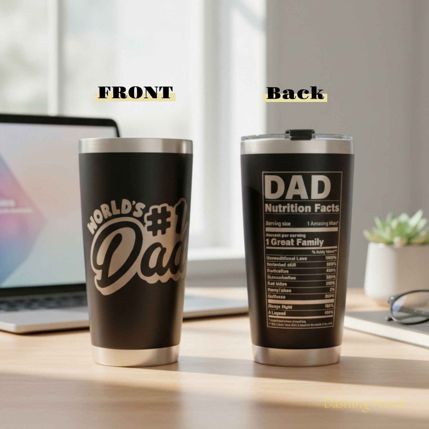 Best Dad Ever Tumbler and Stainless Steel