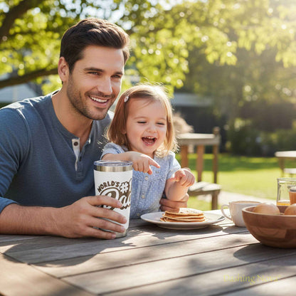 Best Dad Ever Tumbler and Stainless Steel