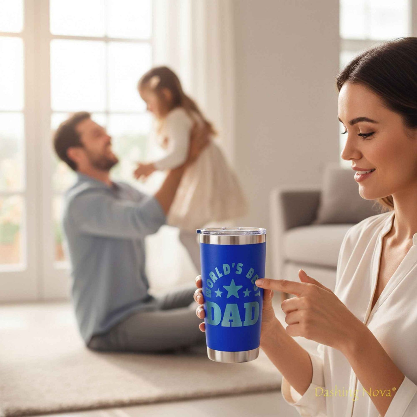 Best Dad Ever Tumbler and Stainless Steel
