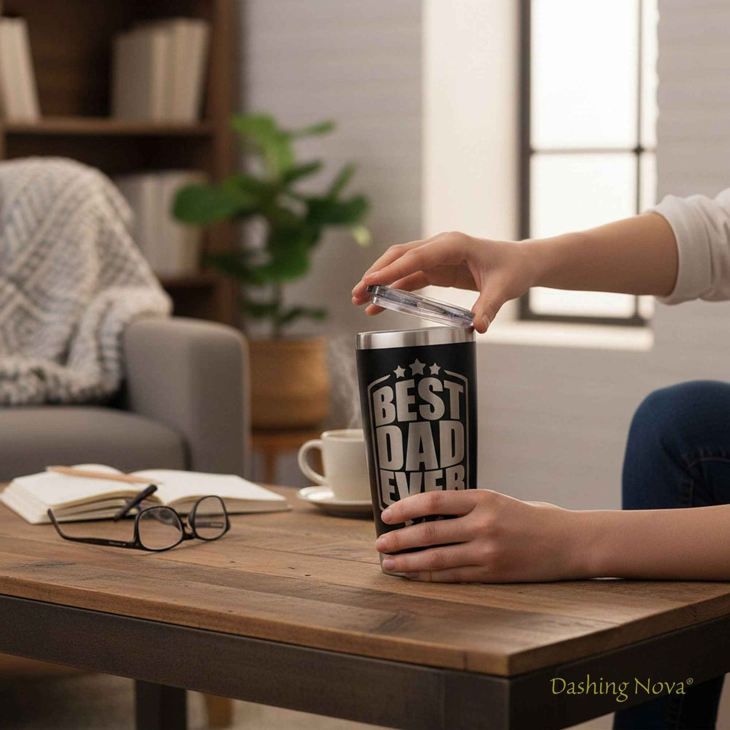 Best Dad Ever Tumbler and Stainless Steel